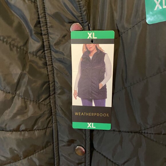 Weatherproof Women’s Quilted Puffer Vest – Black – XL – NWT - Picture 2 of 9